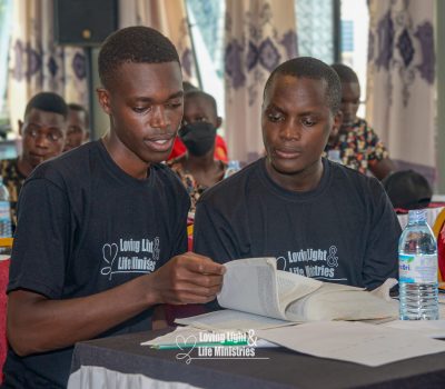 Young people reading and learning together