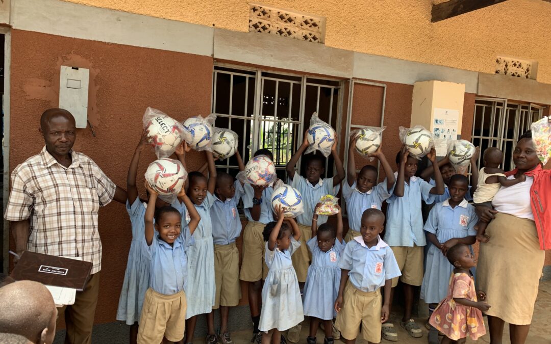 Spreading Joy Through Service: June 2025 Football Outreach at Kawuku Parents School